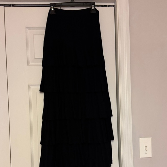 Dainty Jewells Dresses & Skirts - Dainty Jewells Black Maxi Tiered Skirt